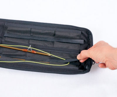 Quik-Cast XD Series Rigged-Rod Case – Secure line with hook-and-loop strap